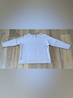 Chico's Soft Lavender Crewneck Sweater